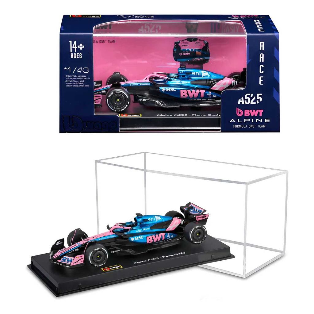Miniatura F1 Alphine BWT  A525 C/ Piloto 2025 Burago 1/43