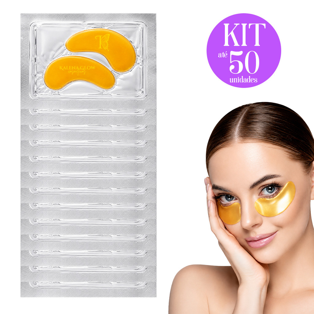 Kit Máscara Gel Pad para Olheiras Hidratante – 10/20/30/40/50 Unidades