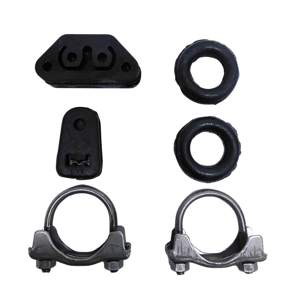 Kit Borracha Coxim Escapamento Pick-up Uno Elba Premio
