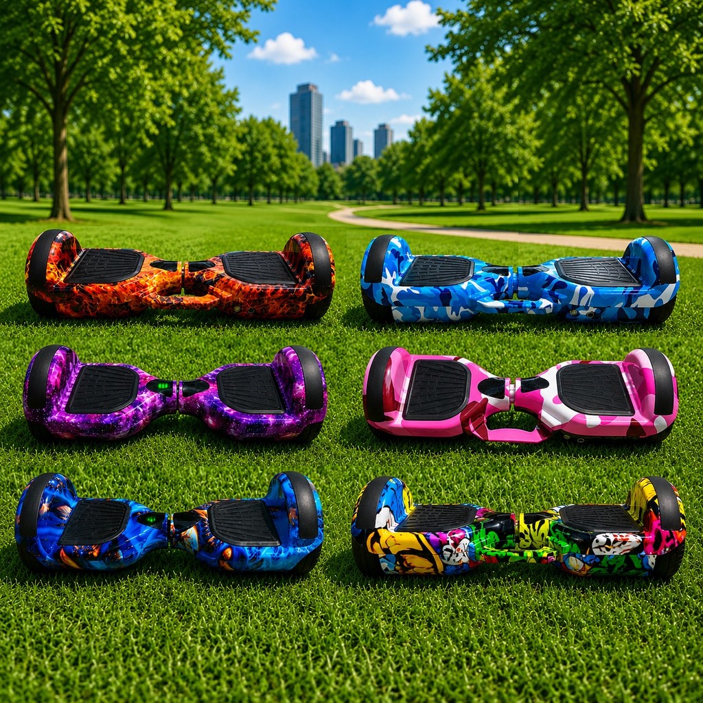 Hoverboard 6,5” com LED, Bluetooth – Infantil e Adulto