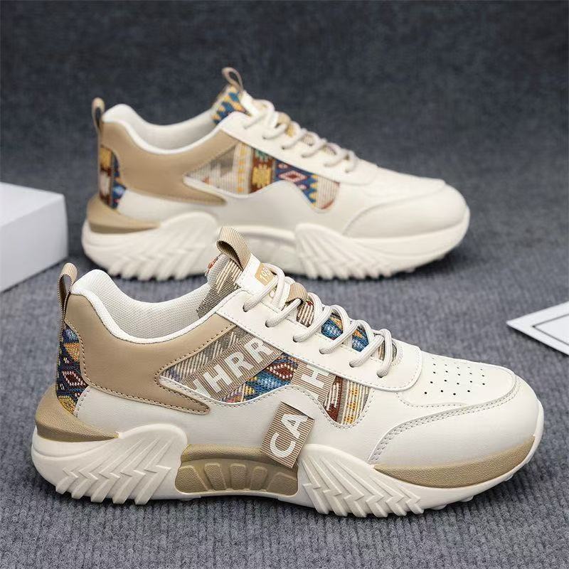 Primavera sapatos esportivos masculinos nicho Casual versão coreana tênis na moda sapatos de sola grossa adolescentes Al