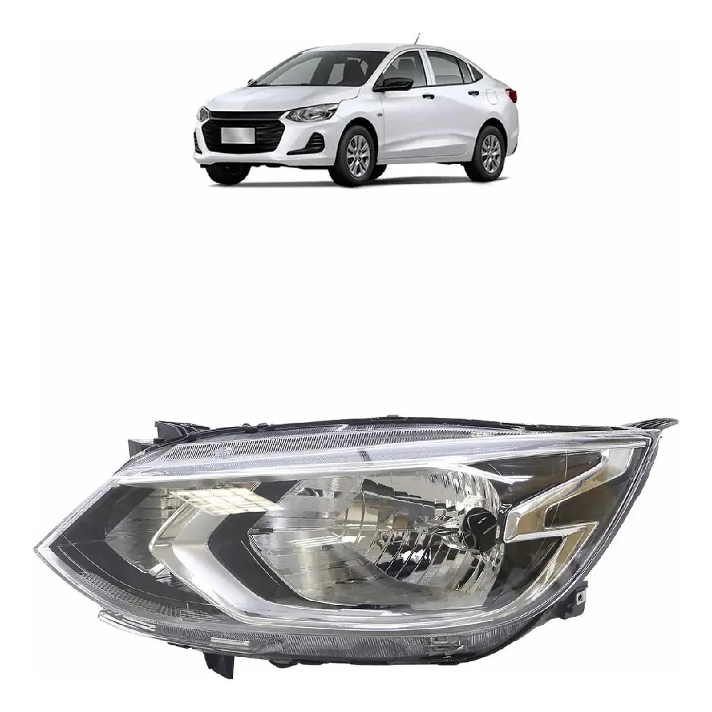 Farol Principal Chevrolet Onix 2022 a 2025 Lado Direito — Segurança, Estilo e Precisão Para Restaurar a Originalidade
