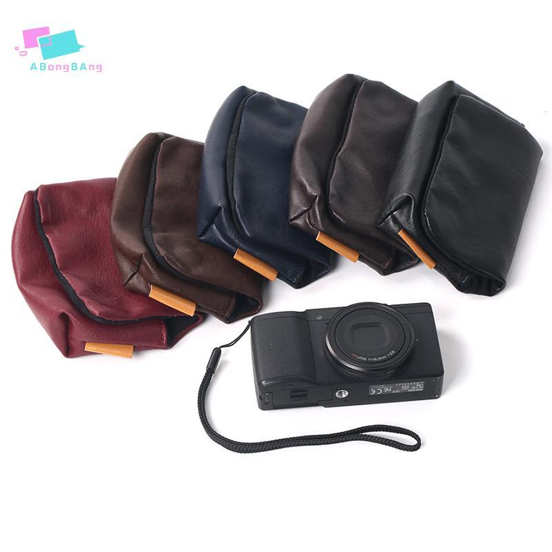 Abongbanghn Bolsa Para Câmera Capa Macia Leica Olympus TG-5 SONY H60 ZV1 Panasonic LX10 TZ90 TZ85 Nikon W300 W100 AW130