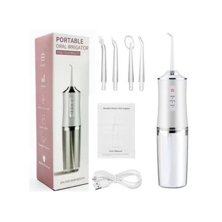 Irrigador Dental Oral Recarregavél Higiene Limpeza Bucal Portátil Limpador de Dente