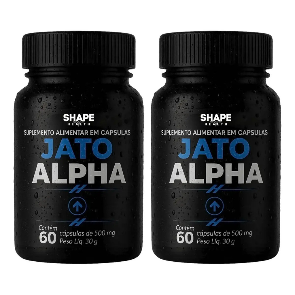 2x Jato Alpha 60 Cápsulas - Jato Alfa Rápido