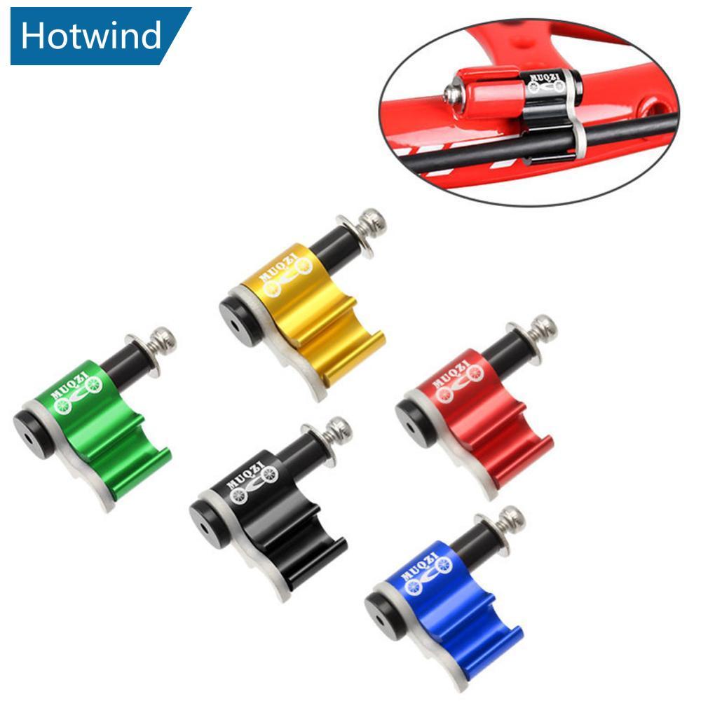HW 5 Pcs Bicicleta Liga De Alumínio Tubo De Óleo Conversão De Cabo Assento Fixo À Prova D'água De Poeira Fio Guia De Núc