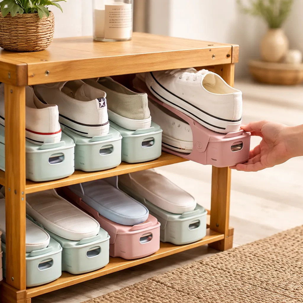 10 Organizador de sapatos para Armários Closets e estante