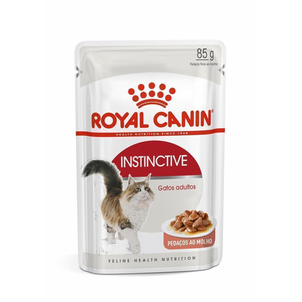 Ração Úmida Royal Canin Sachê Instinctive para Gatos Adultos 85g
