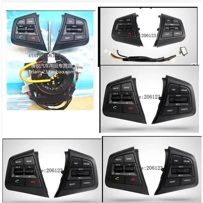 Para Hyundai ix25 (creta) 1.6L Volante Botões De Controle De Cruzeiro Remoto Canal De Volume Botão De Telefone Bluetooth