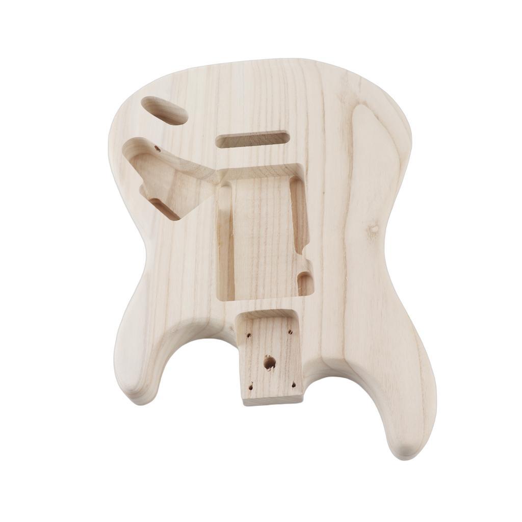 doplay-BR MOWEO Tipo de madeira polida elétrica corpo de barril de guitarra de bordo inacabado
