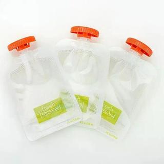 10Pcs Sacos Reutilizáveis para Purê de Frutas para Bebês, Bolsas de Compressão, Saco de Armazenamento de Alimentos para 