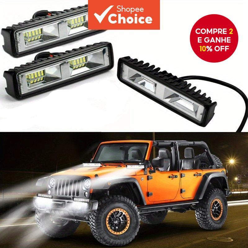 Refletor De Luz De Trabalho LED Para Carro , Faróis Super Brilhantes De 12V Automóveis , Motocicletas , Caminhões , Barc