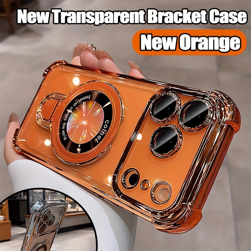 Chapeamento Para Magsafe Suporte Caso iPhone 17 16 15 14 13 12 11 Pro Max Plus Ar Anel Magnético Capa