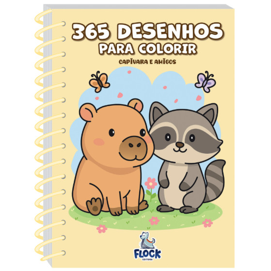 365 Desenhos para Colorir – Capivara | Livro Infantil Criativo | Diversão, Arte & Coordenação Motora em Oferta na Shopee