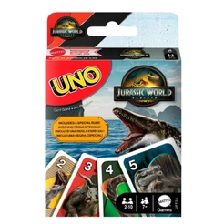 Uno Jurassic World Rebirth Jogo De Cartas JFT28 - Mattel