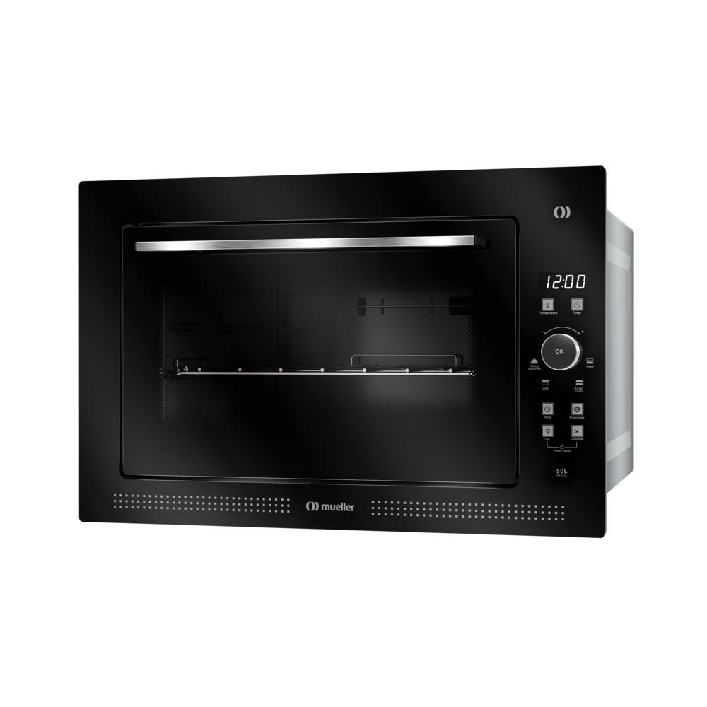 Forno Elétrico de Embutir Digital Mueller 50 Litros Preto 220V - MFE50L