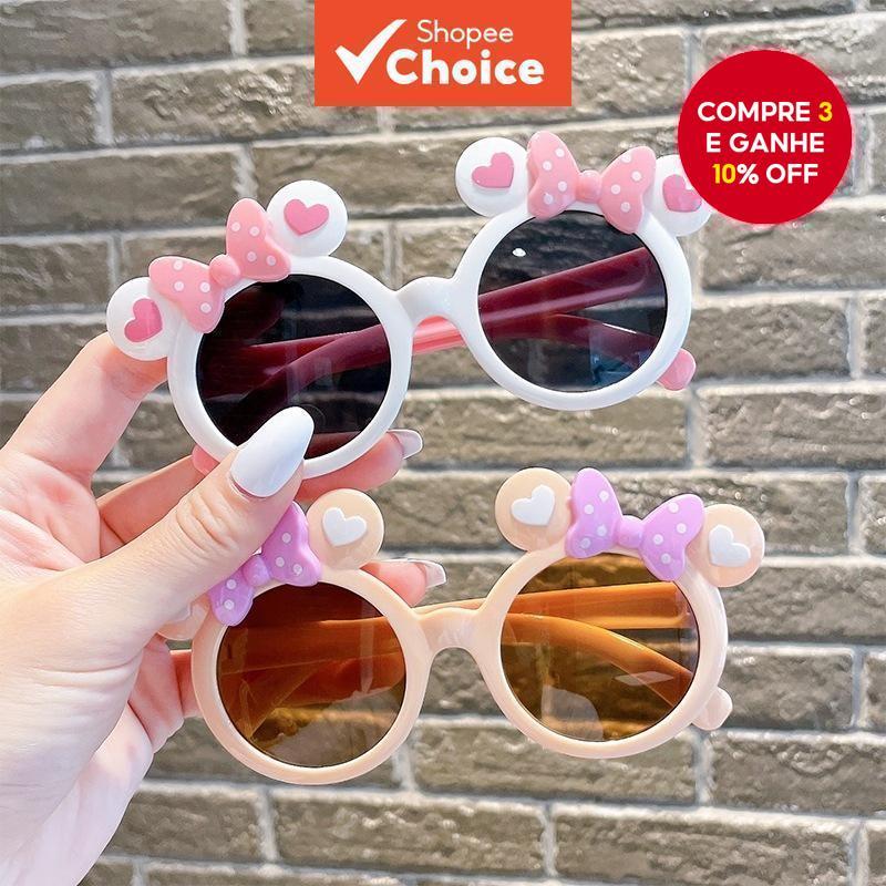 Óculos De Sol Para Bebês Com Armação Redonda , Proteção UV Fofa Fotografia De Jogos Ao Ar Livre , Acessório Infantil