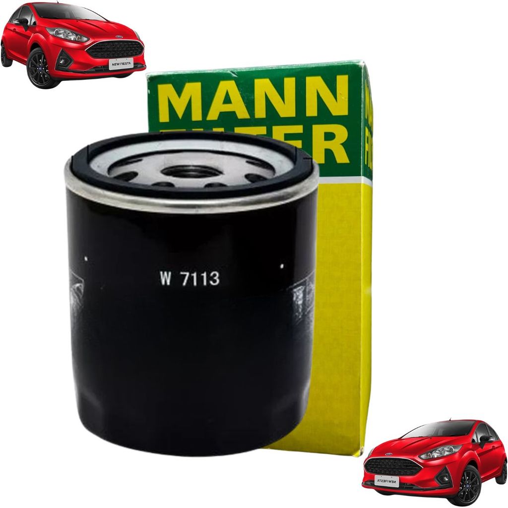 Filtro De Óleo Blindado Ecosport 2012 A 2017 / Fiesta 2010 A 2019 / Focus 2010 A 2019