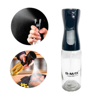 Spray Dosador Azeite e Vinagre Vidro Preto