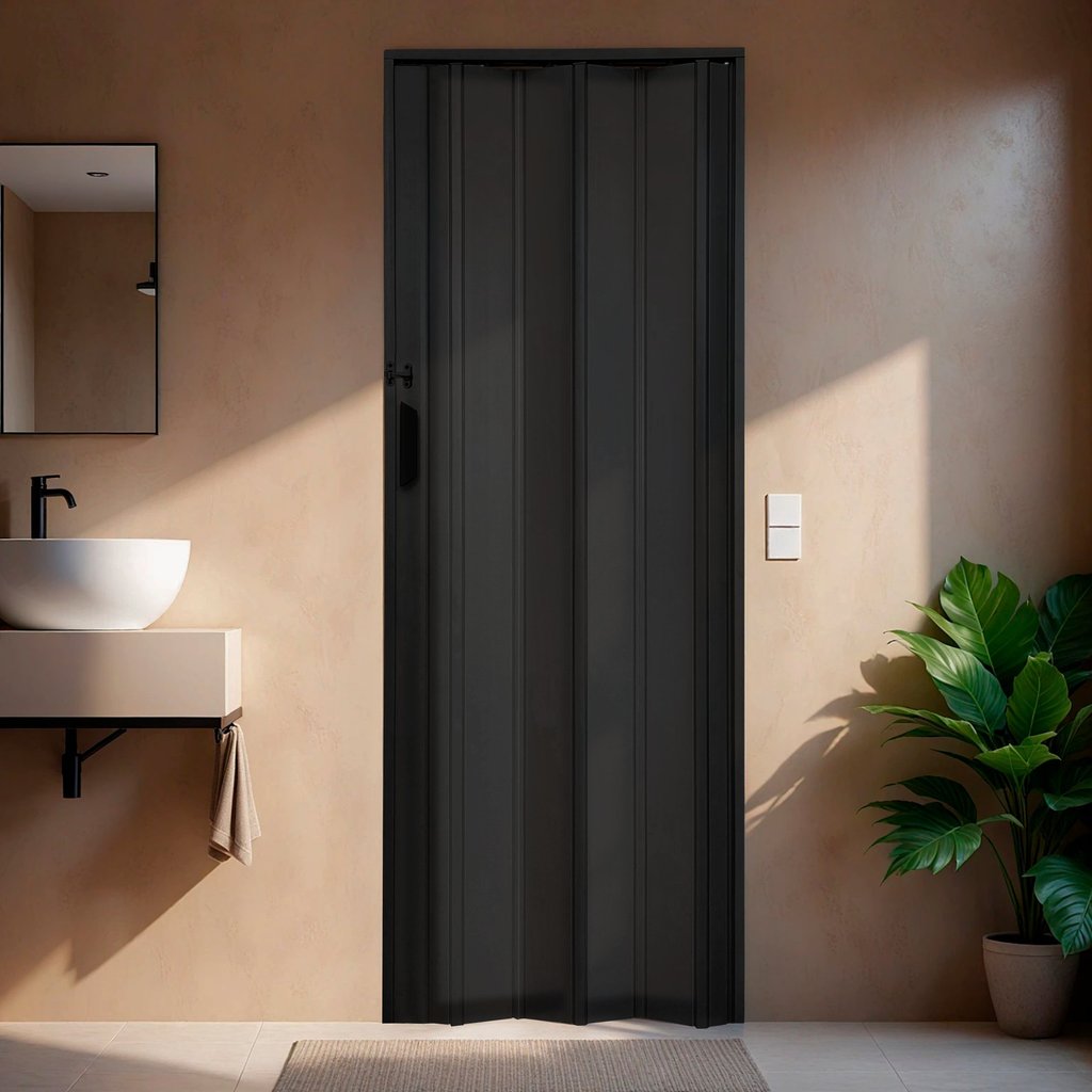 Kit com 2 Porta Sanfonada Pvc 210x0,84cm