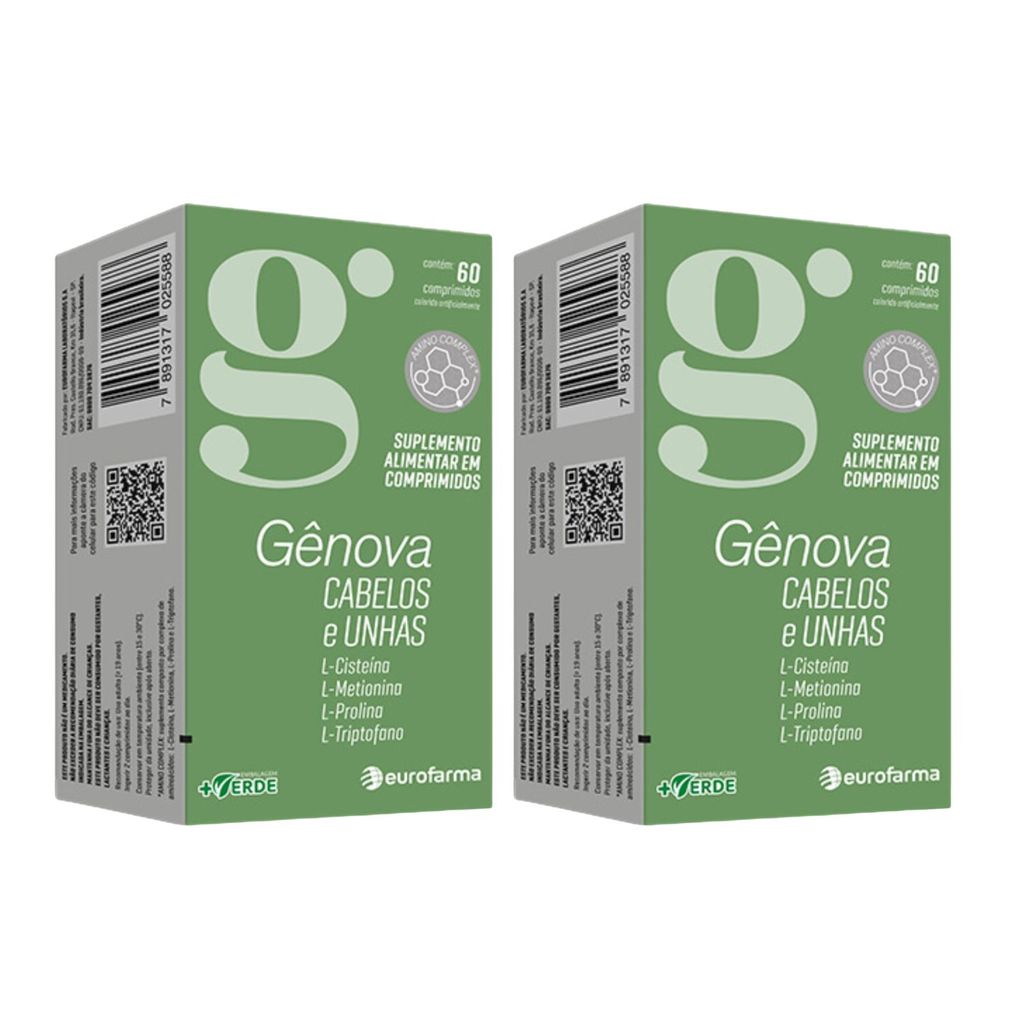 Kit C2 Genova Cabelos E Unhas C60