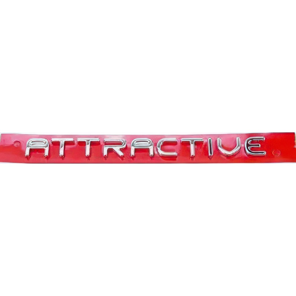 Emblema ATTRACTIVE Traseiro para Fiat Punto 2013 até 2017 - Cód. 51878539
