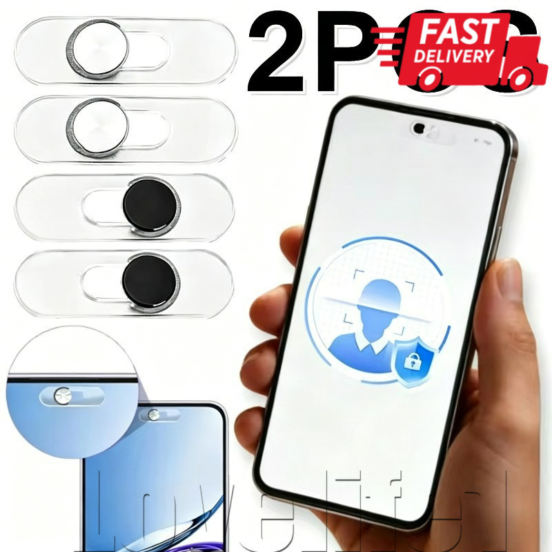 [Entrega Rápida] Capa Para Webcam Celular-Adesivos Deslizantes-Protetor Transparente Ultrafino-Adesivo Câmera De Privaci