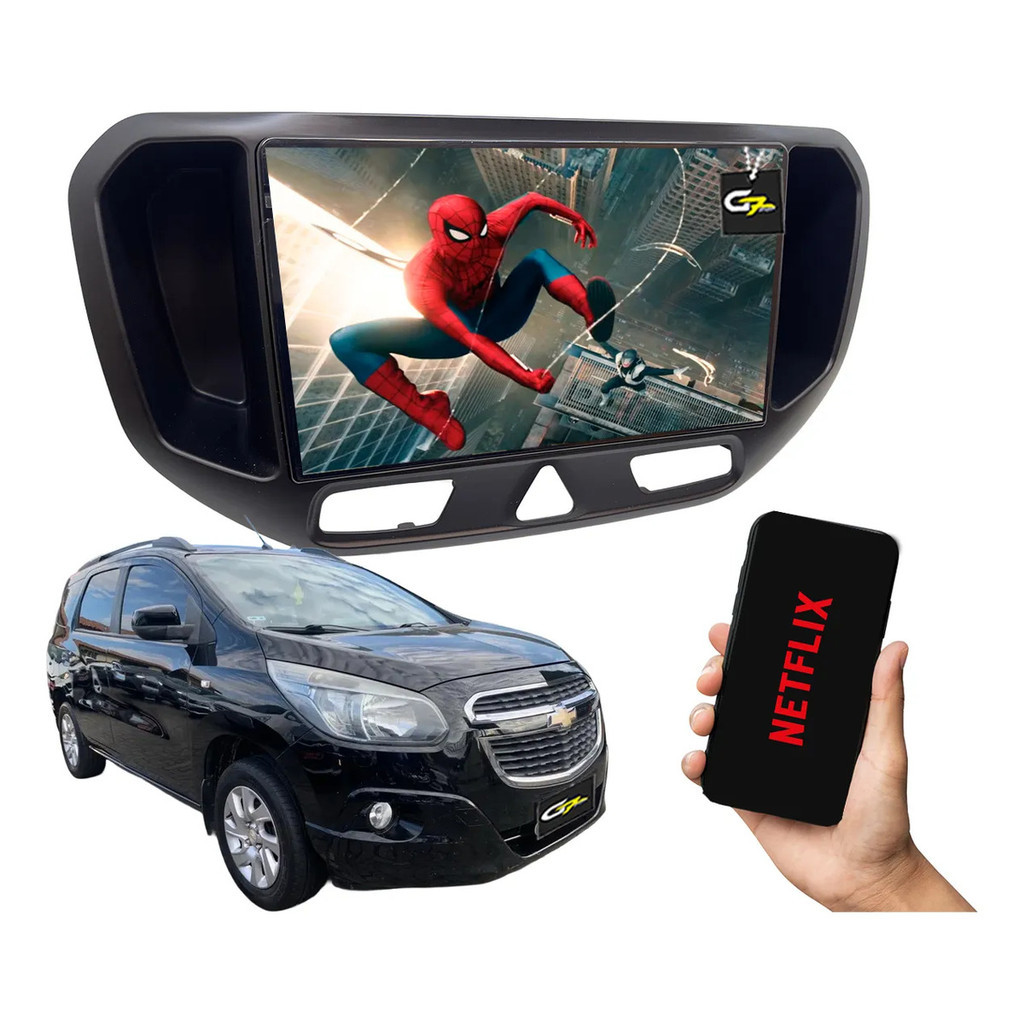 Kit Central Multimidia Spin 2012-2016 9p Waze Carplay