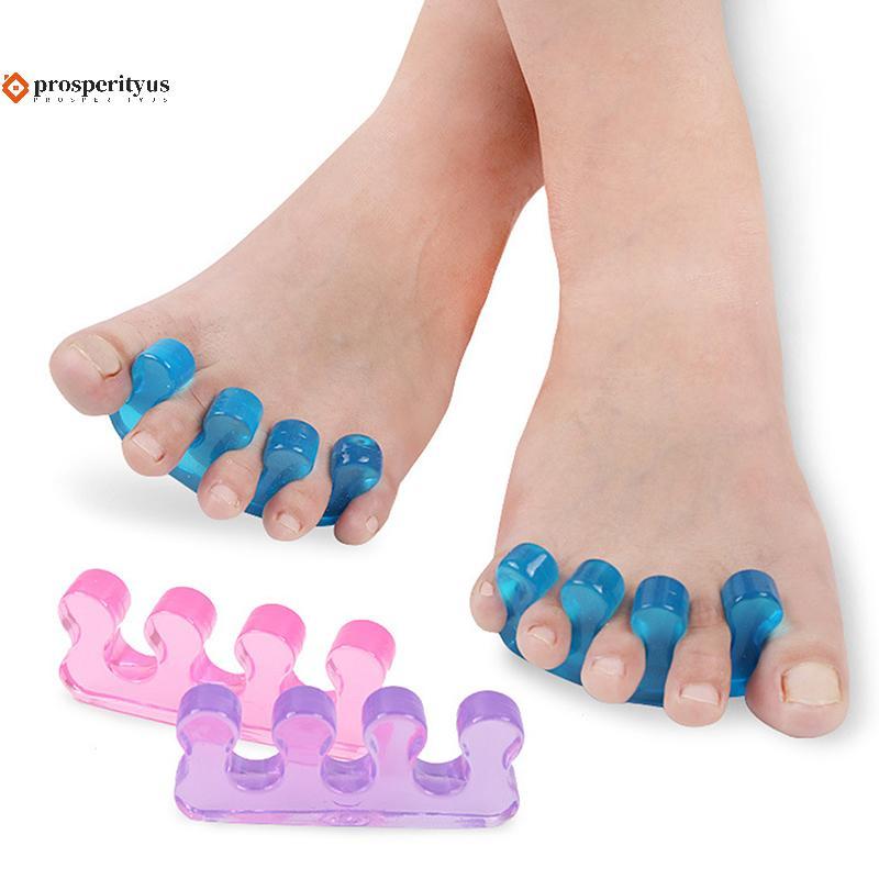 [PPTS] 2 Unidades Soft Silicone Separador De Dedos Flexível Espaçador Ferramenta De Manicure E Pedicure