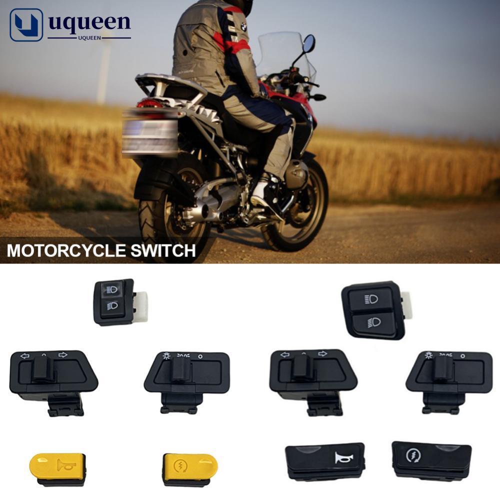 UQUEEN Cabeça Da Motocicleta Luz Chifre Dimmer Turn Starter Único Botão Interruptor Do Farol Para ATV Ciclomotor Scooter