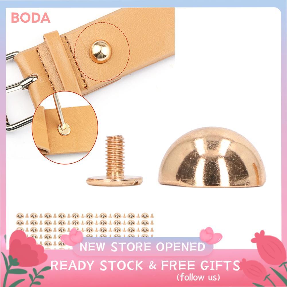 Bodas Bodas GLOGLOW 100 conjuntos de rebites de cogumelo 12 mm de alta dureza, cabeça redonda, rebites de couro, botões
