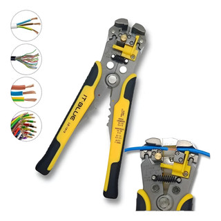 Alicate Decapador de Fios Automático 3 em 1 Bomvink BOM1702 Profissional Corte e Crimpagem
