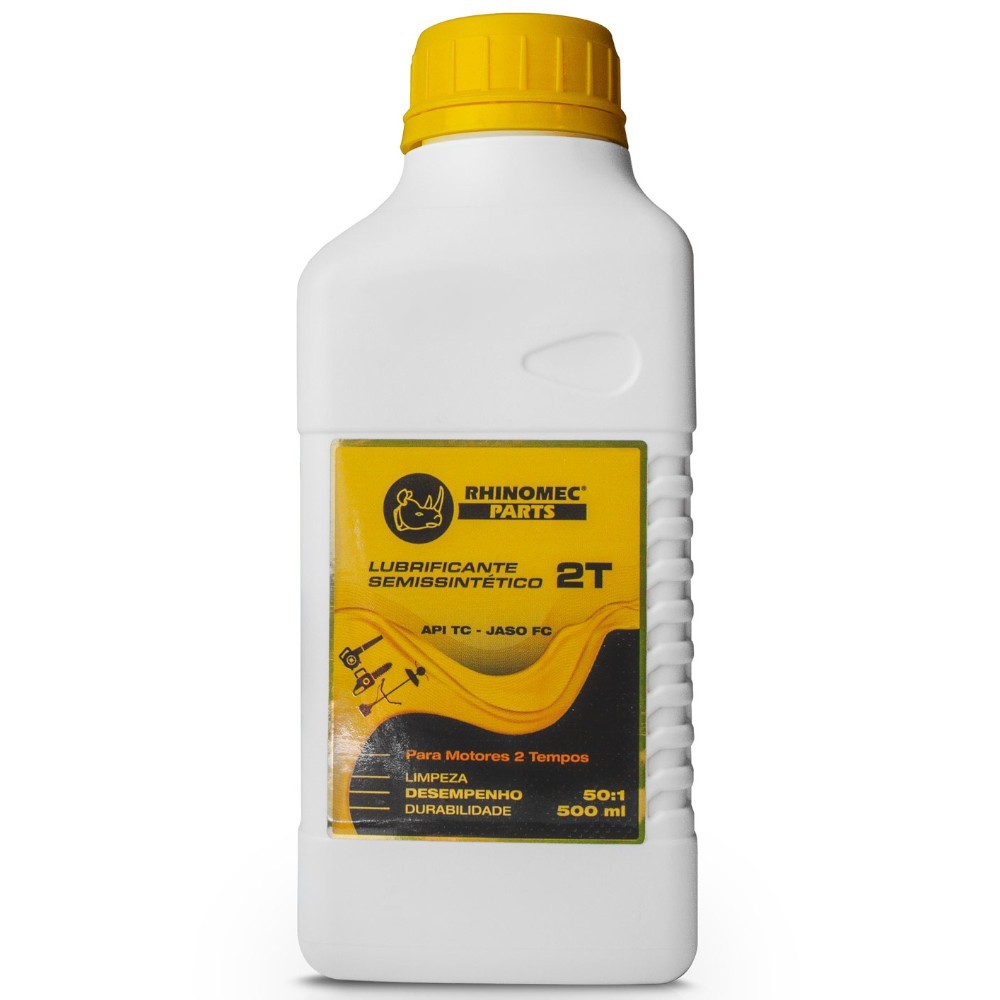 Óleo lubrificante para motor 2T semissintético 500ml - Rhinomec Parts