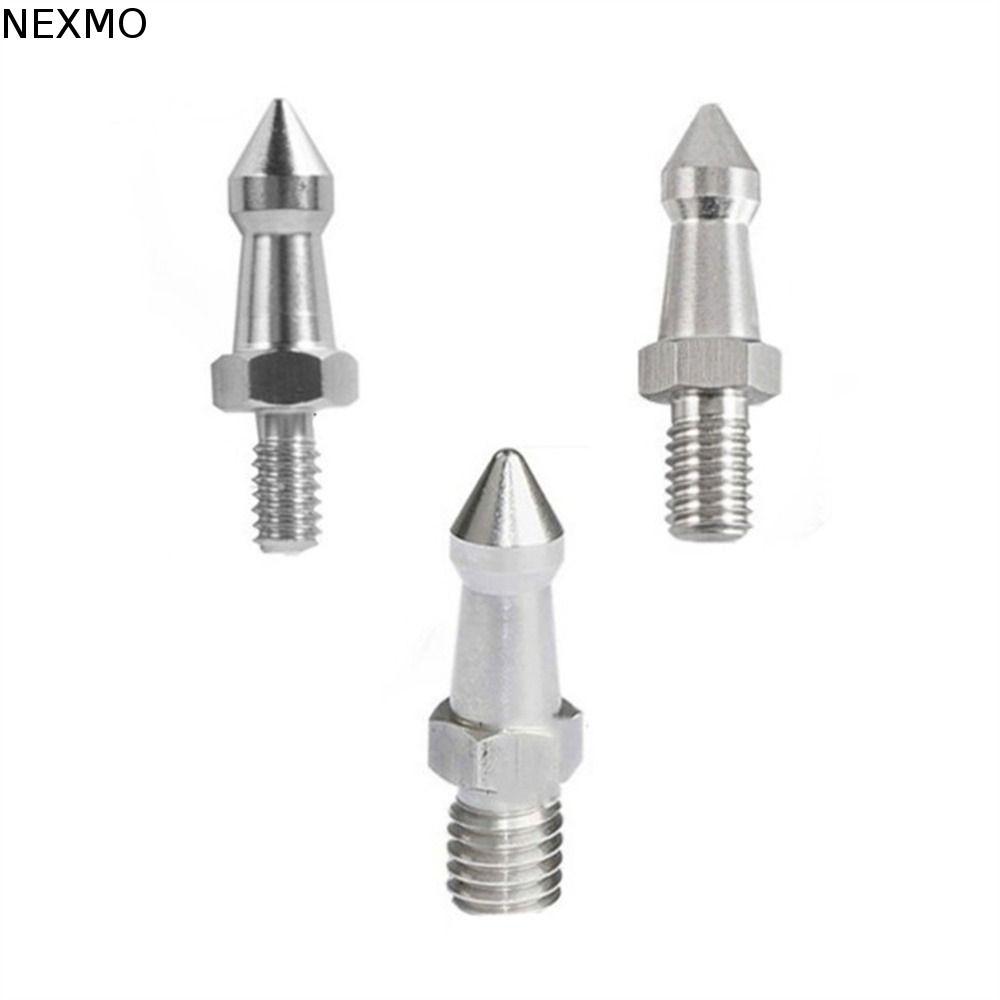 Espiga De Tripé NEXMO , Parafuso De Pé Com Ponta Pés Monopé , Almofada Prateado De Aço Inoxidável