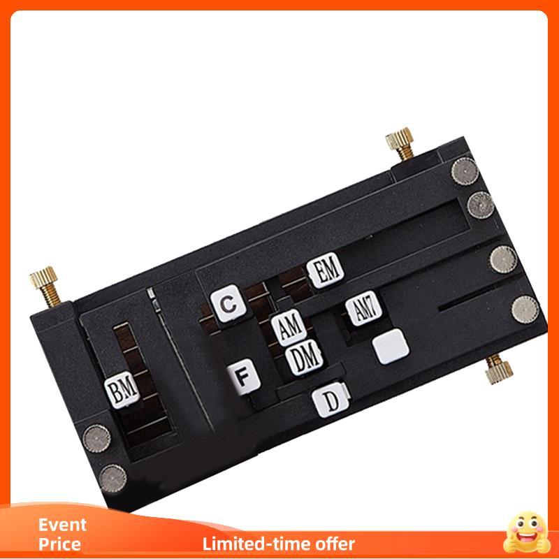 Sinclairguitarra Folk Classic Chord Assist Dispositivo De Acordes De Uma Tecla Botão Chave-Press Assistência Automática