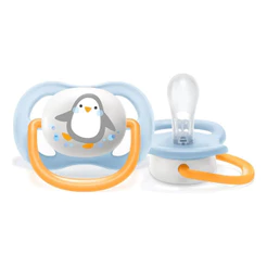 Chupeta Ultra Air Individual Avent Pinguim 0-6m Menino Extraventilada