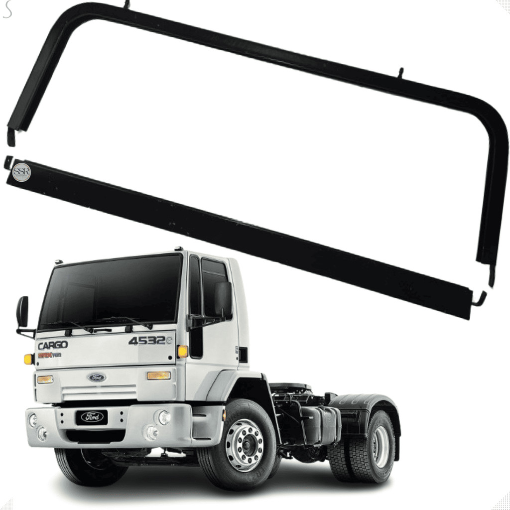 Moldura Arco Superior + Inferior Da Porta Esquerda Ford Cargo 1985 A 2011