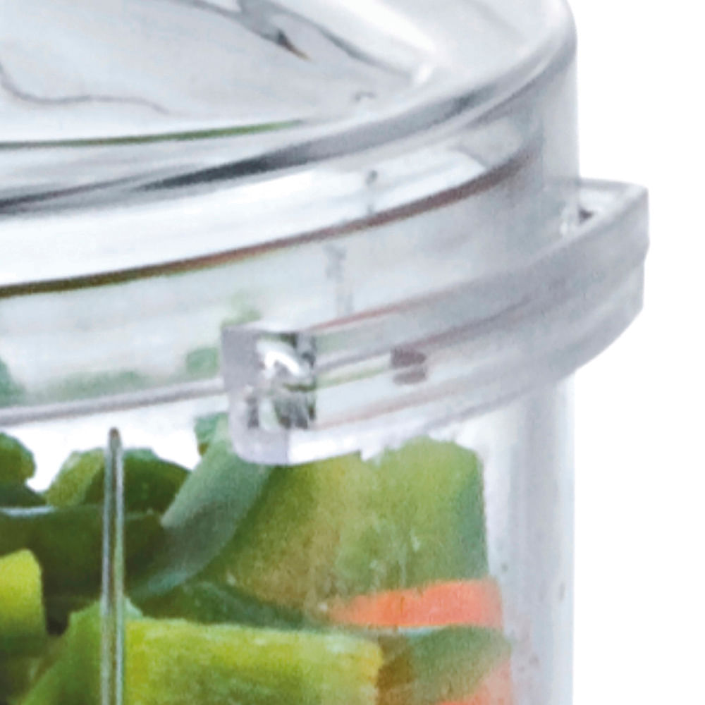 Detalhes do Mini Processador de Alimentos Britânia 360ml Função Pulsar 2P