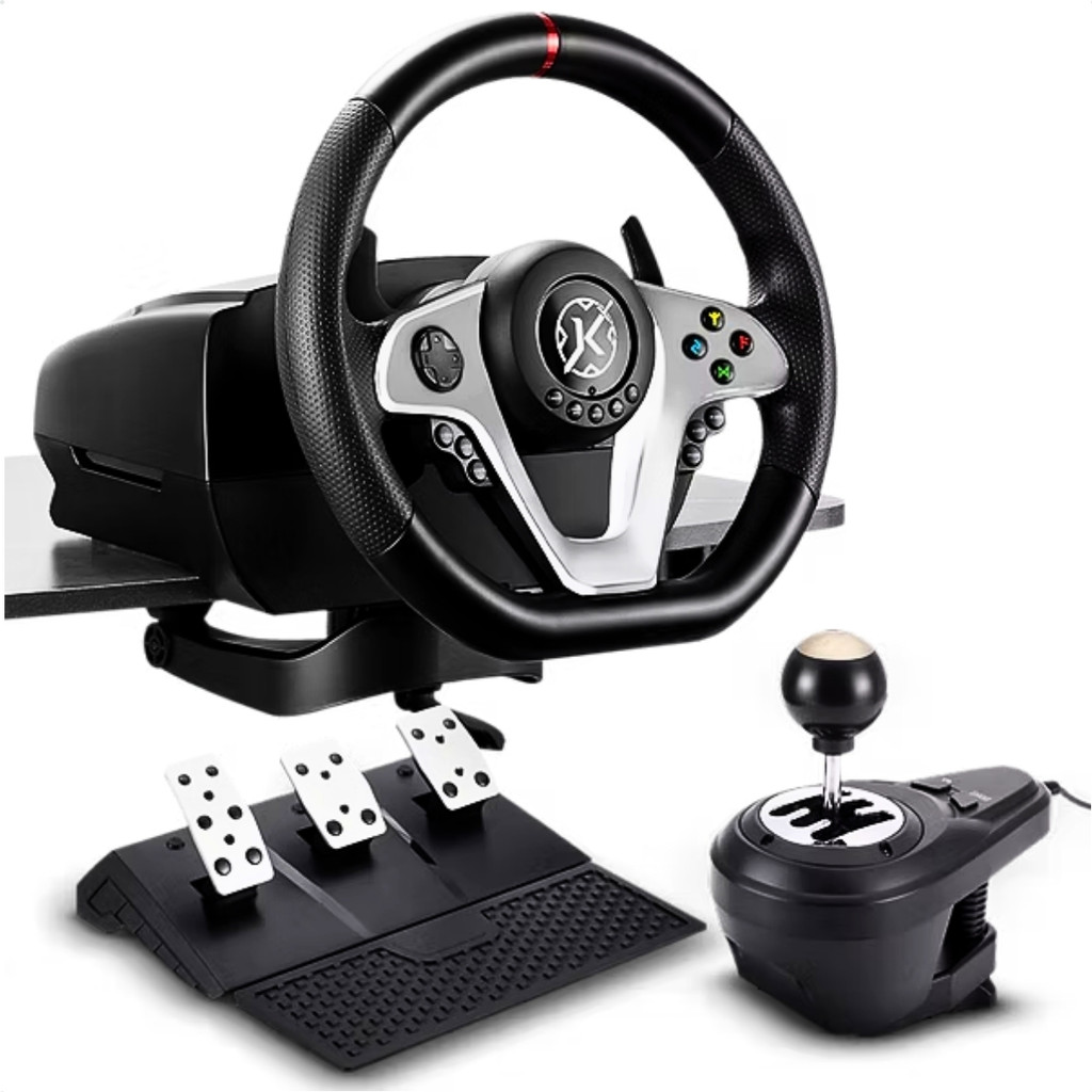 Kit Racing Volante Pedais Câmbio Kalkan G500 Proracing Force Feedback Preto KLK00032