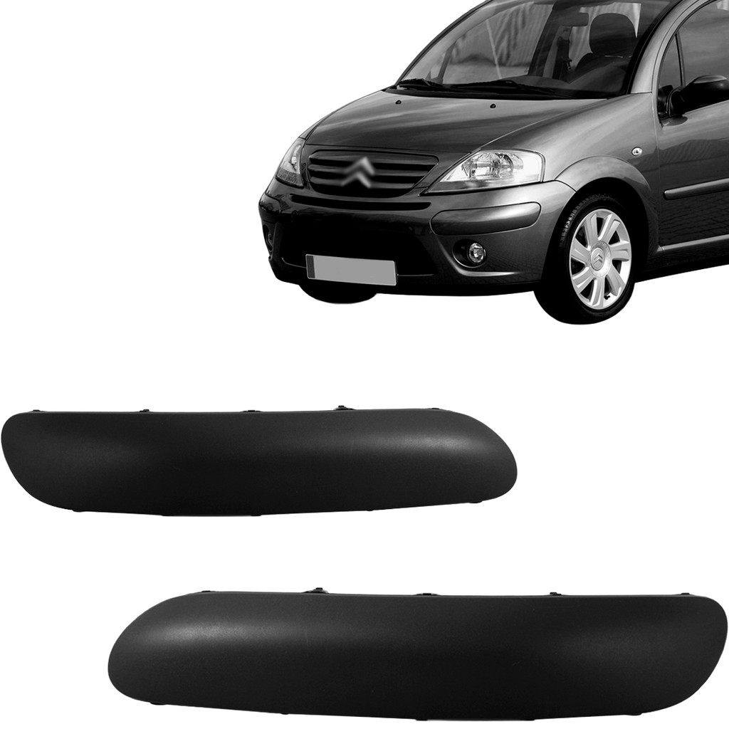 Moldura Parachoque Dianteiro Citroen C3 2003 2004 2005 2006 2007 2008