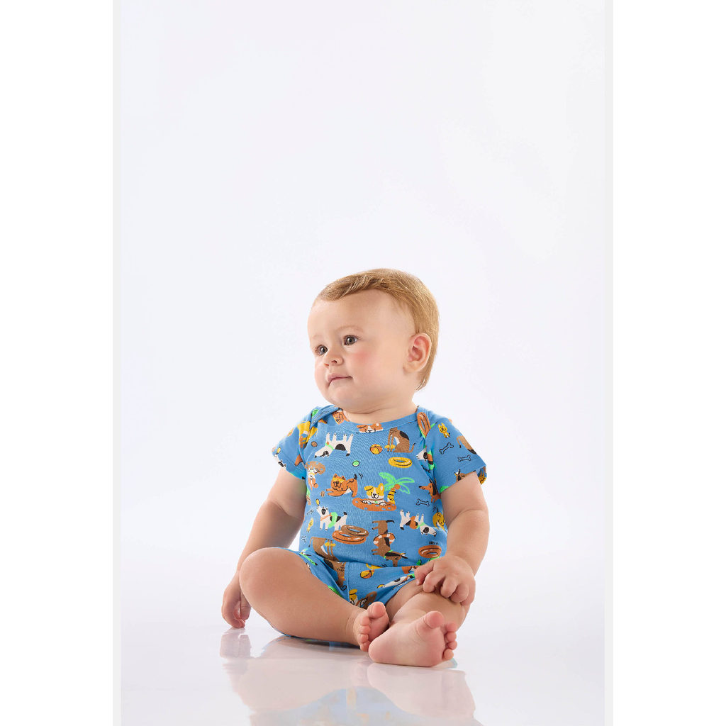 Short para Bebê Menino em Suedine Up Baby