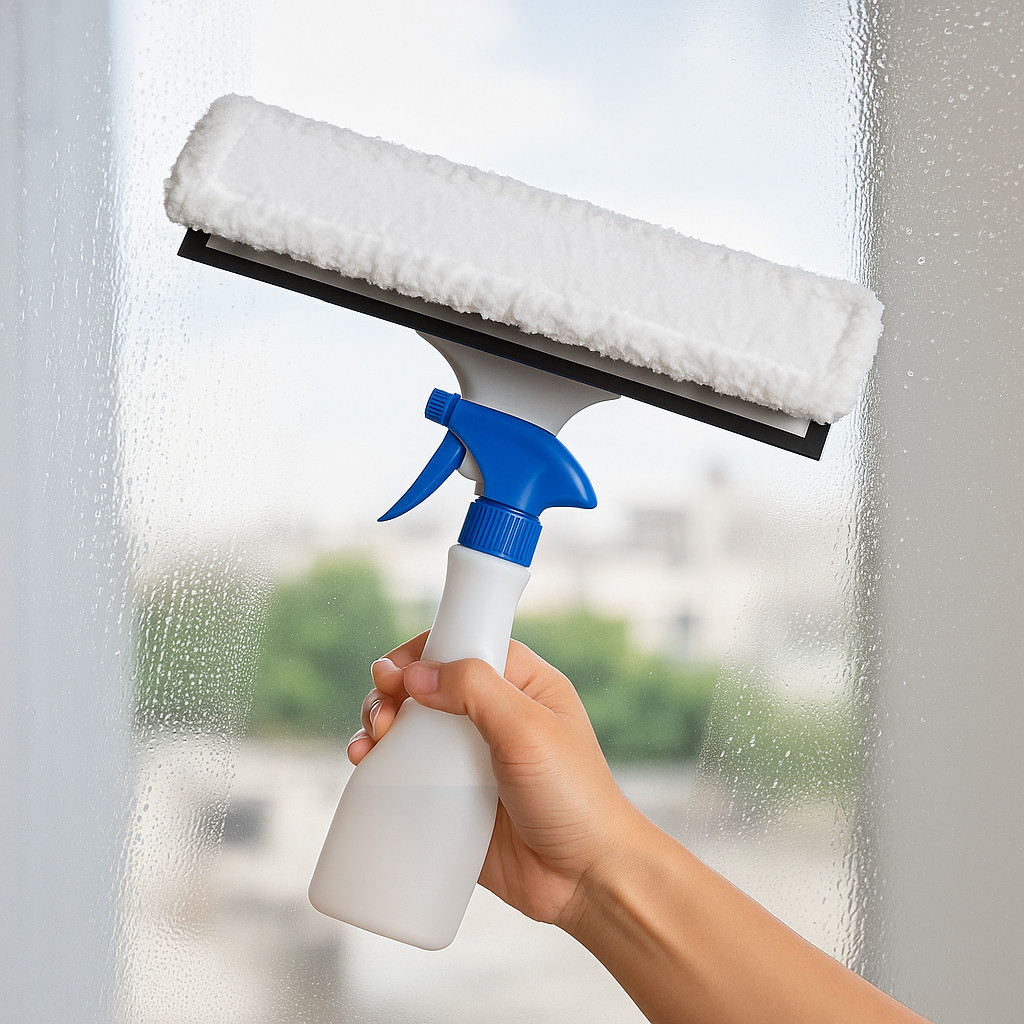 Rodo Spray Mop Limpa Janela Parede Porta Vitro Esfrega Pano Apartamento  Piso Cerâmica Espelho Vidro