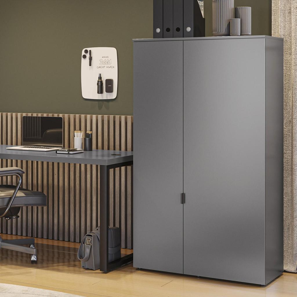 Armário Alto Kappesberg 2 Portas Office Platinum 91cm em Oferta na Shopee