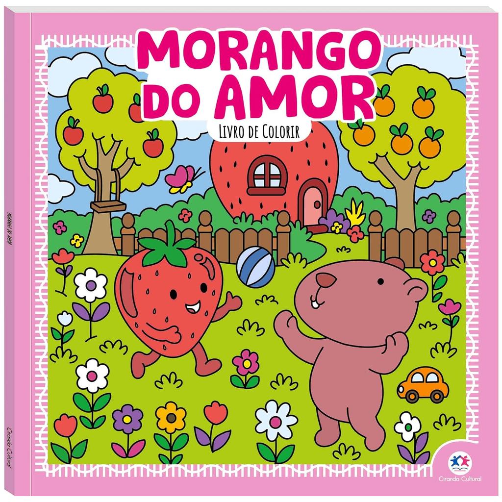 Morango do Amor | Para Colorir em Oferta na Shopee