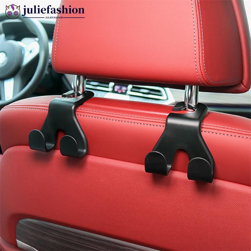 JULIEFASHION Cabide Para Banco Traseiro De Carro , Gancho Encosto De Cabeça , Suporte De Armazenamento Veículo Com 2 Cab
