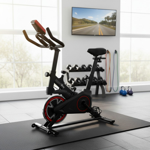 Bicicleta Ergométrica Spinning Ajustável Até 120kg Importway