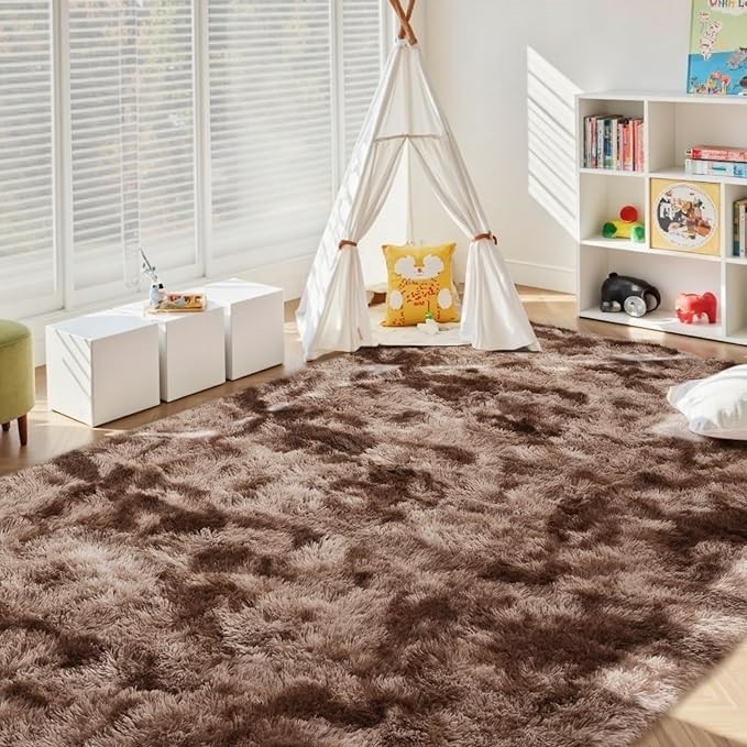 Tapete Peludo 1,50 X 1,00 Várias Cores Para Sala E Quarto em Oferta na Shopee
