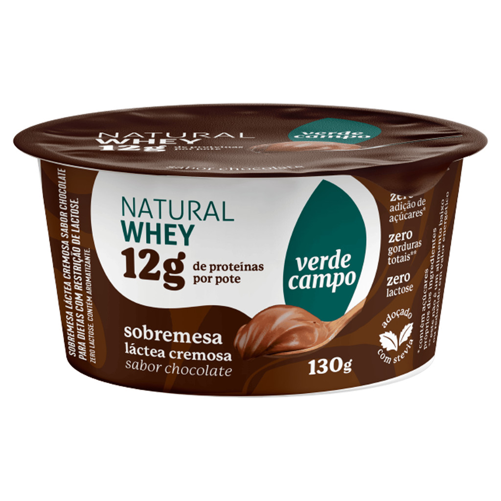 Sobremesa Proteica de Chocolate Verde Campo