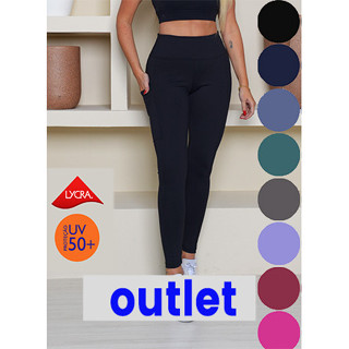 CALÇA LEGGING POLIAMIDA OUTLET COM BOLSO em Oferta na Shopee