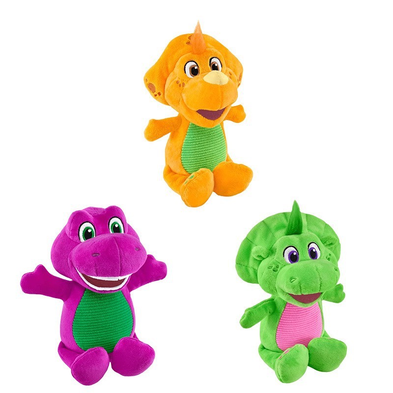 Barney's World Plush Barney's World Brinquedo de pelúcia Mercadoria de animação Barney Billy Bobby Dinosaur Doll